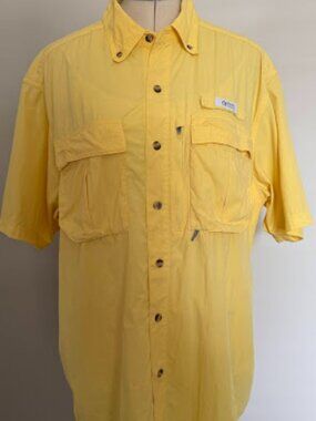Gander Mountain Guide Series Men's Short-Sleeve Ventilated Fishing Shirt Size L